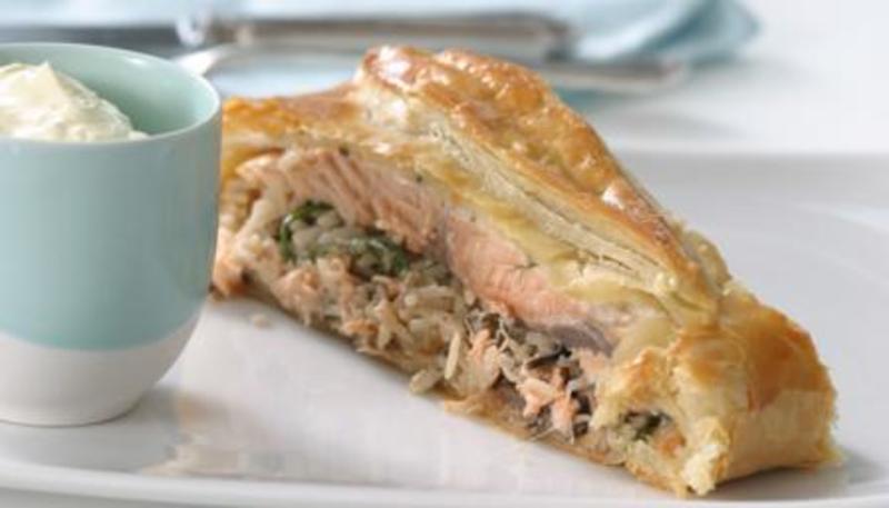 Salmon En Croute