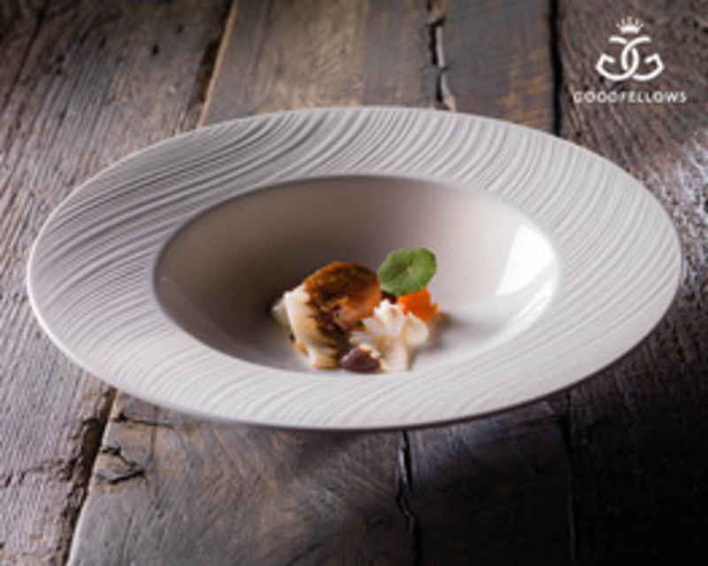 Confit Chicken with Grilled Squid by Stephen McLaughlin