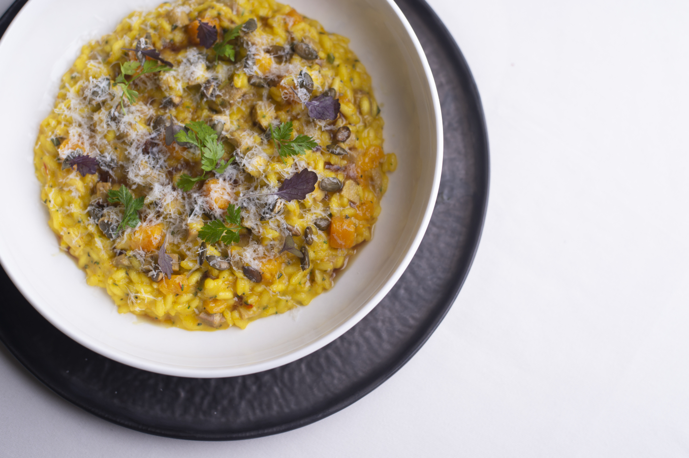 Butternut Squash and Turkey Risotto by Michael Caines
